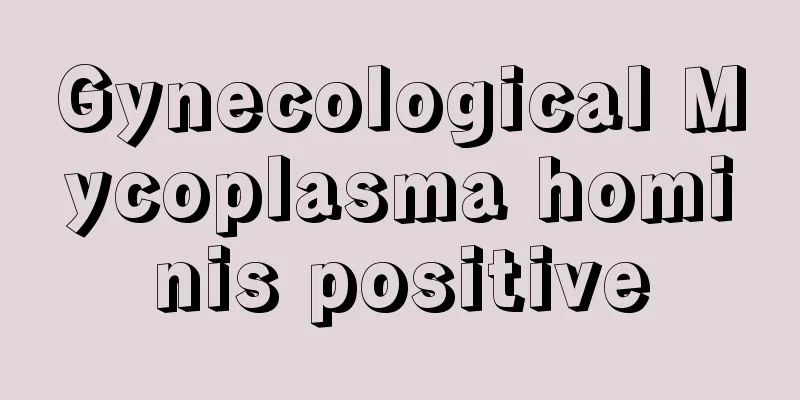 Gynecological Mycoplasma hominis positive