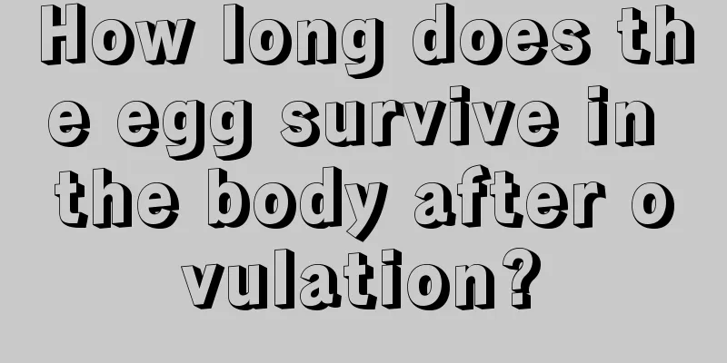 How long does the egg survive in the body after ovulation?