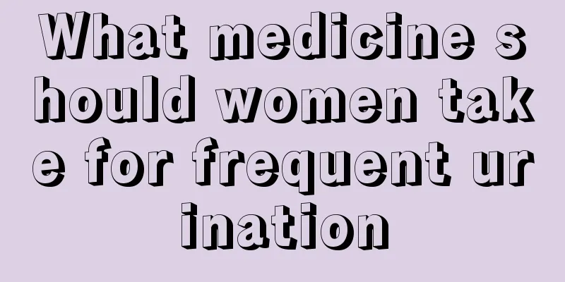 What medicine should women take for frequent urination