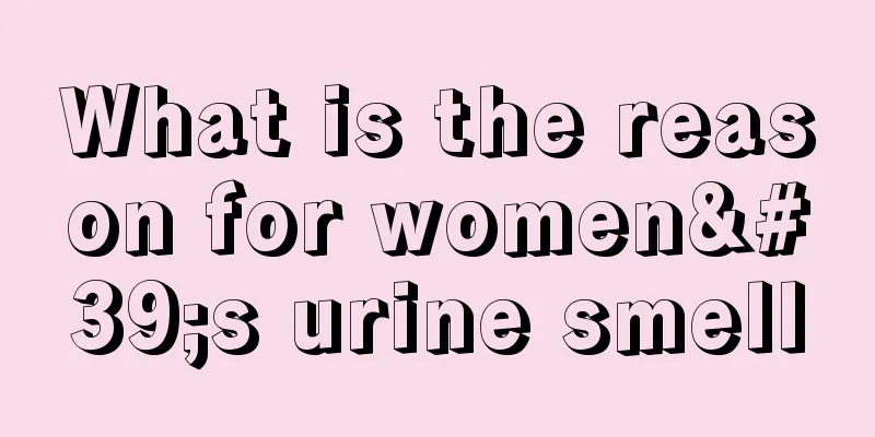 What is the reason for women's urine smell