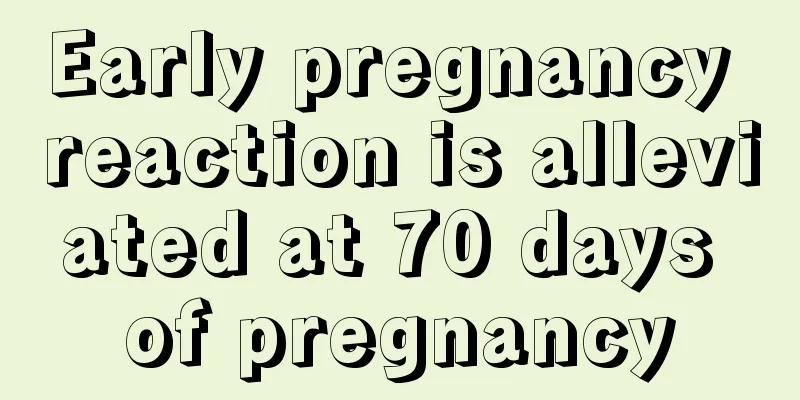 Early pregnancy reaction is alleviated at 70 days of pregnancy