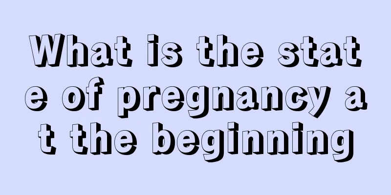 What is the state of pregnancy at the beginning