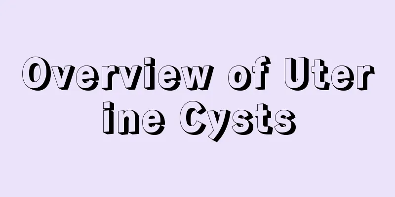 Overview of Uterine Cysts