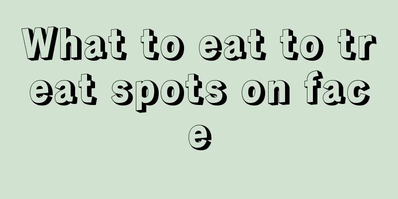 What to eat to treat spots on face