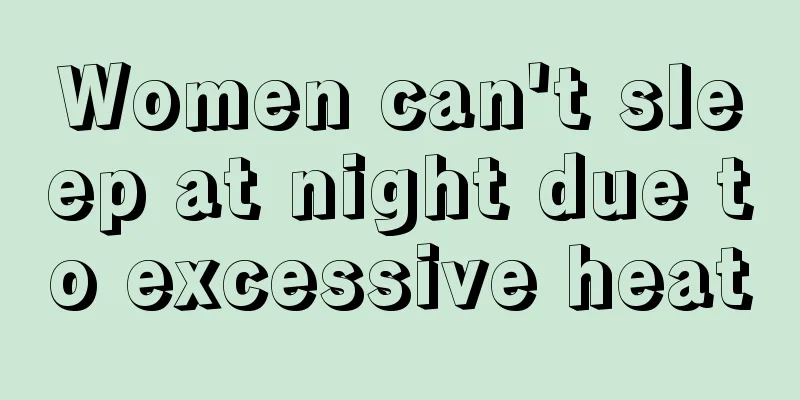 Women can't sleep at night due to excessive heat