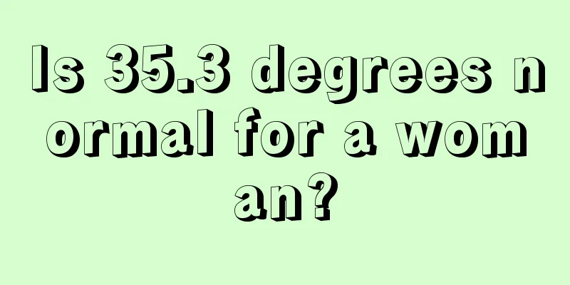 Is 35.3 degrees normal for a woman?