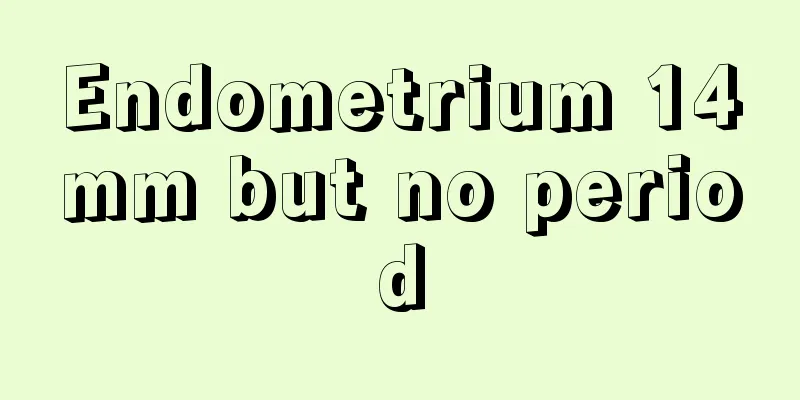 Endometrium 14mm but no period