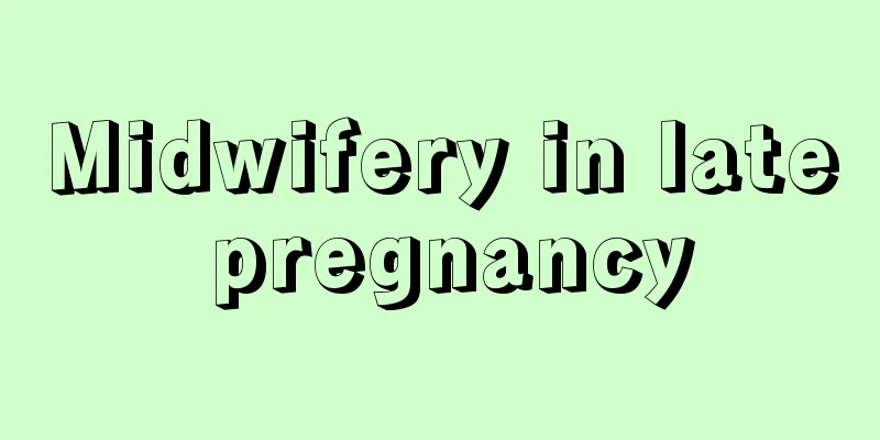 Midwifery in late pregnancy