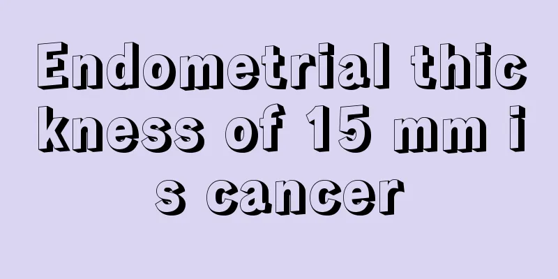 Endometrial thickness of 15 mm is cancer