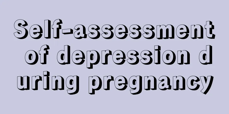 Self-assessment of depression during pregnancy