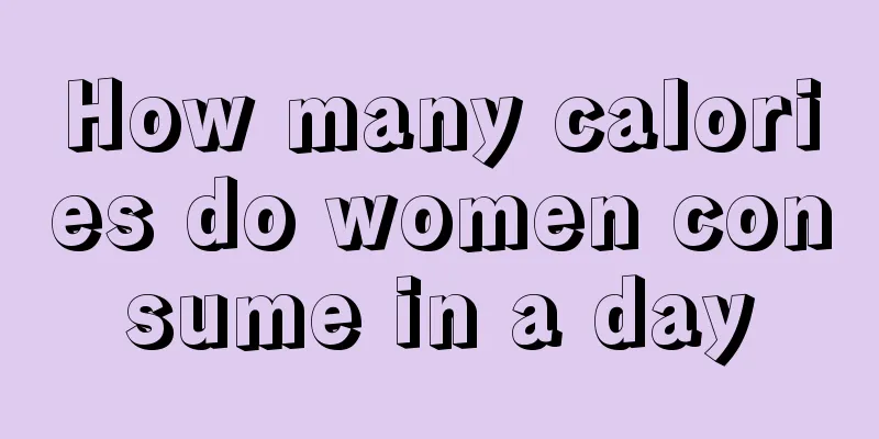 How many calories do women consume in a day