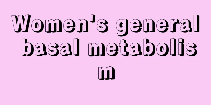 Women's general basal metabolism