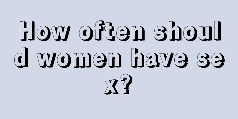 How often should women have sex?