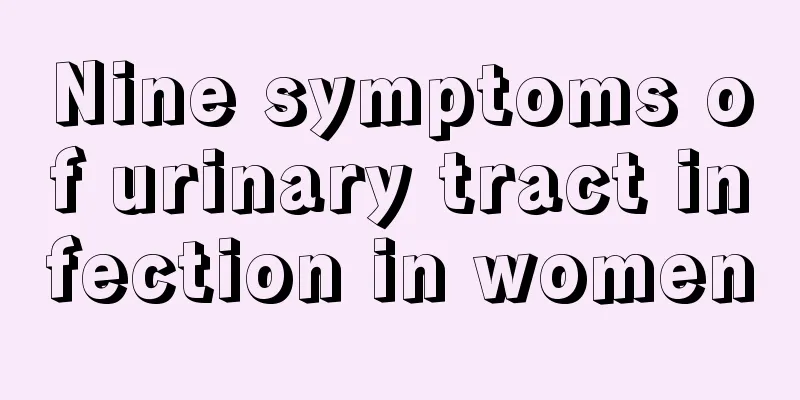 Nine symptoms of urinary tract infection in women