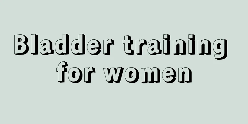 Bladder training for women