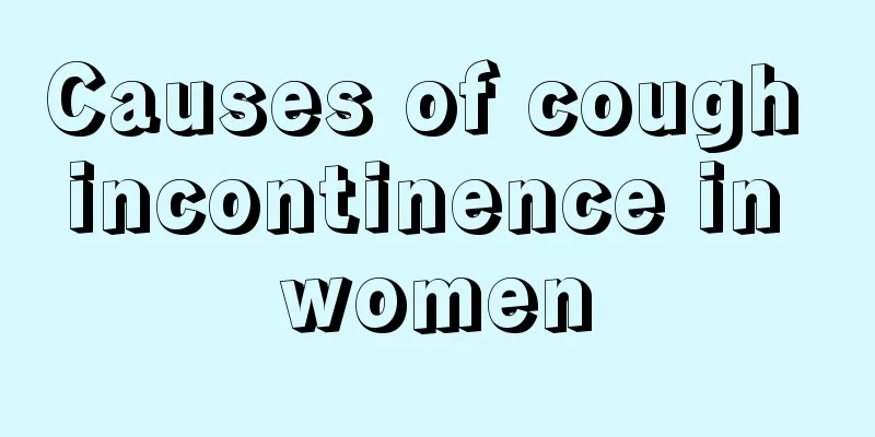 Causes of cough incontinence in women