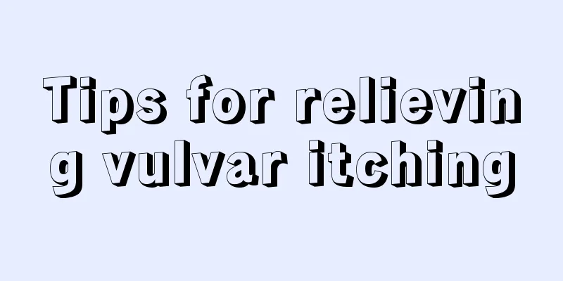 Tips for relieving vulvar itching