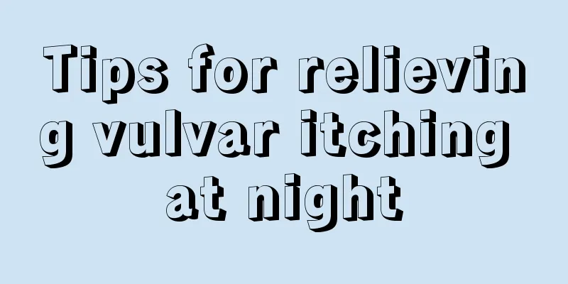 Tips for relieving vulvar itching at night