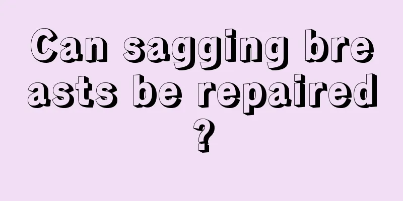 Can sagging breasts be repaired?