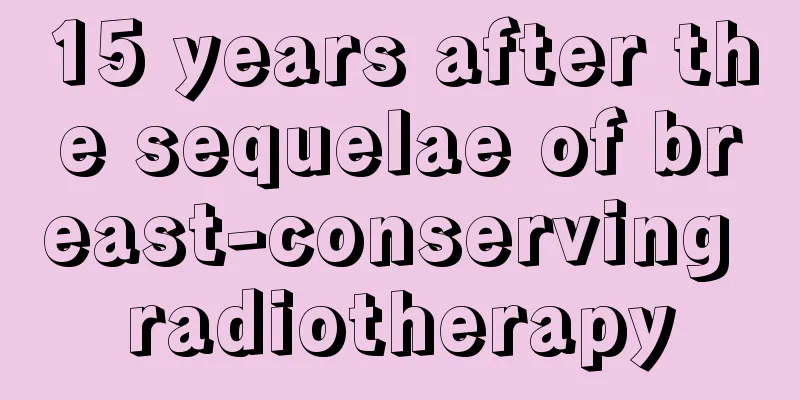 15 years after the sequelae of breast-conserving radiotherapy