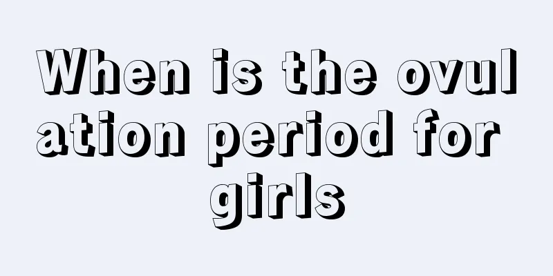 When is the ovulation period for girls