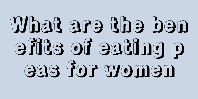 What are the benefits of eating peas for women