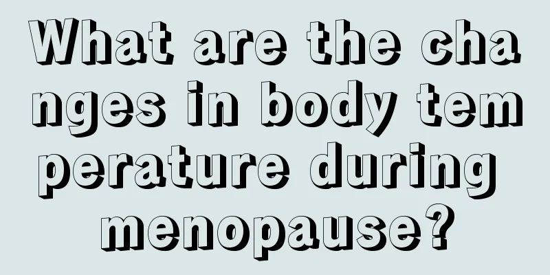 What are the changes in body temperature during menopause?