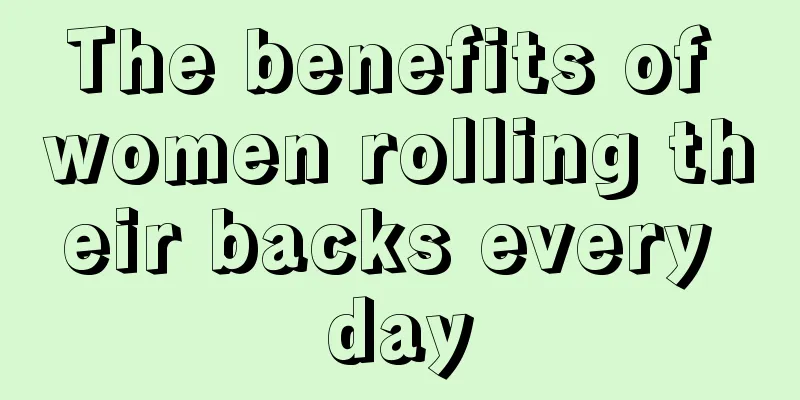 The benefits of women rolling their backs every day