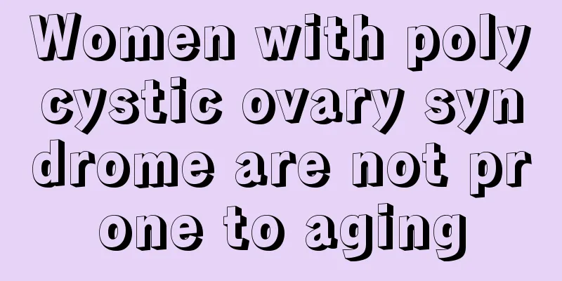 Women with polycystic ovary syndrome are not prone to aging