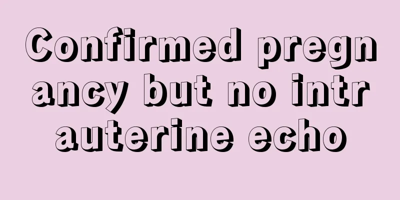 Confirmed pregnancy but no intrauterine echo