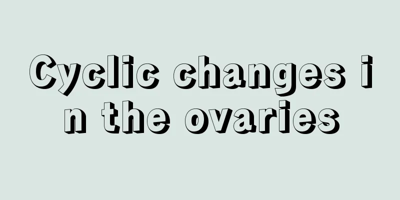 Cyclic changes in the ovaries