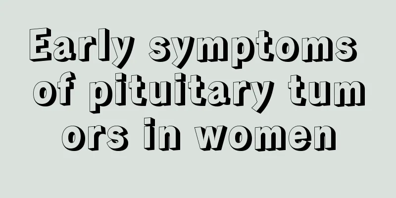 Early symptoms of pituitary tumors in women