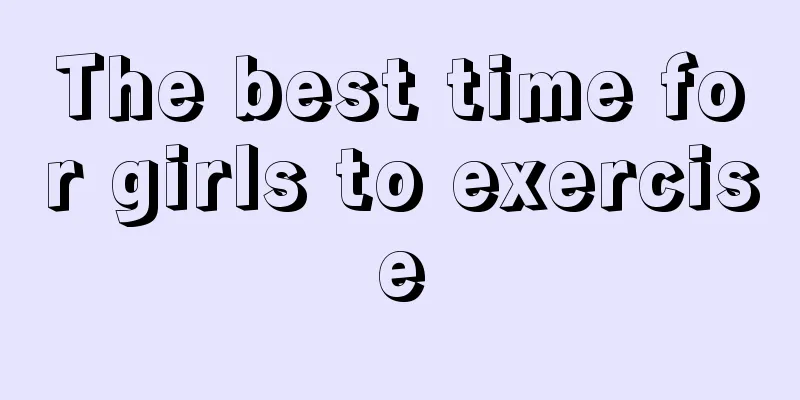 The best time for girls to exercise