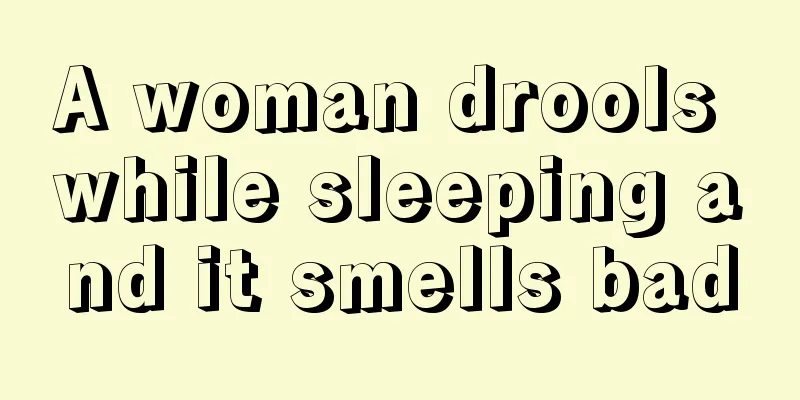 A woman drools while sleeping and it smells bad