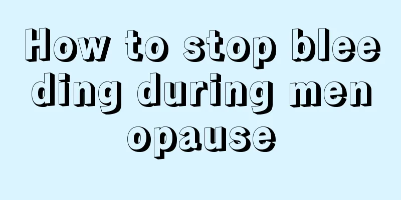 How to stop bleeding during menopause