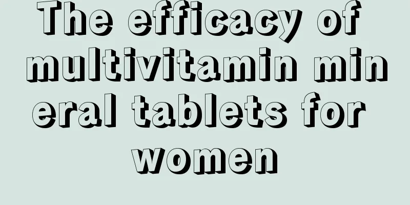 The efficacy of multivitamin mineral tablets for women