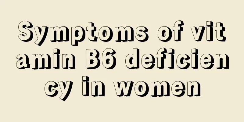 Symptoms of vitamin B6 deficiency in women