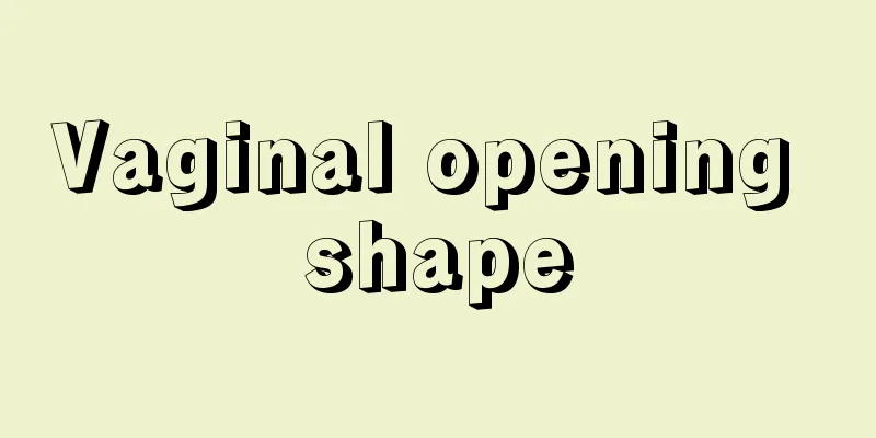 Vaginal opening shape