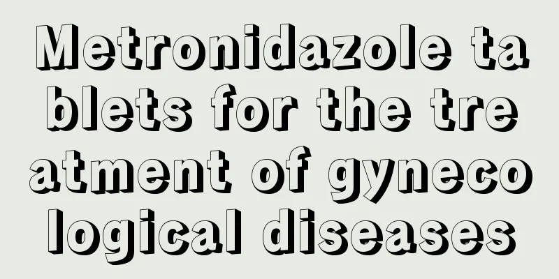 Metronidazole tablets for the treatment of gynecological diseases