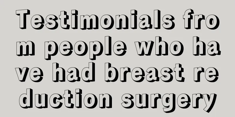 Testimonials from people who have had breast reduction surgery