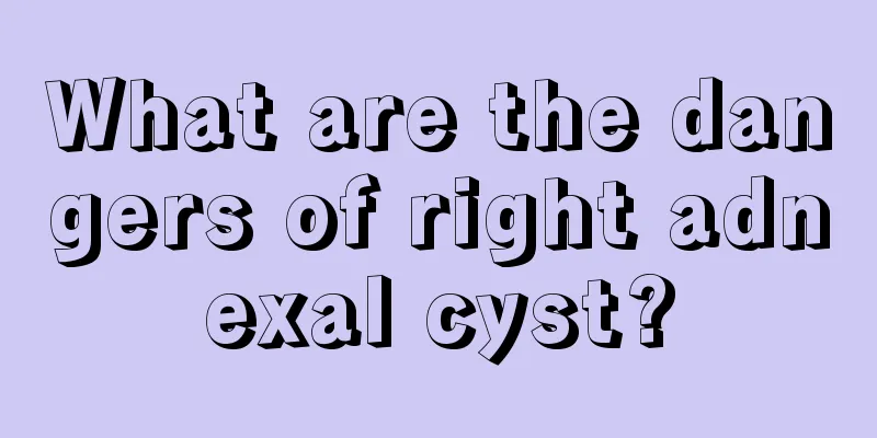 What are the dangers of right adnexal cyst?