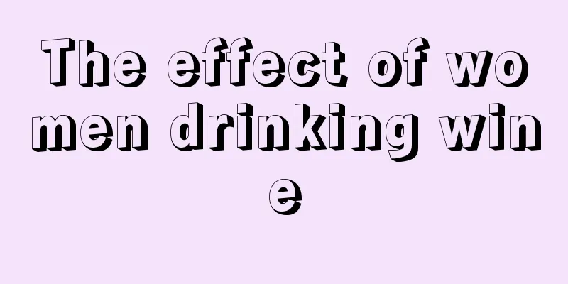 The effect of women drinking wine