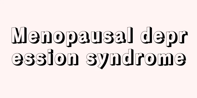 Menopausal depression syndrome