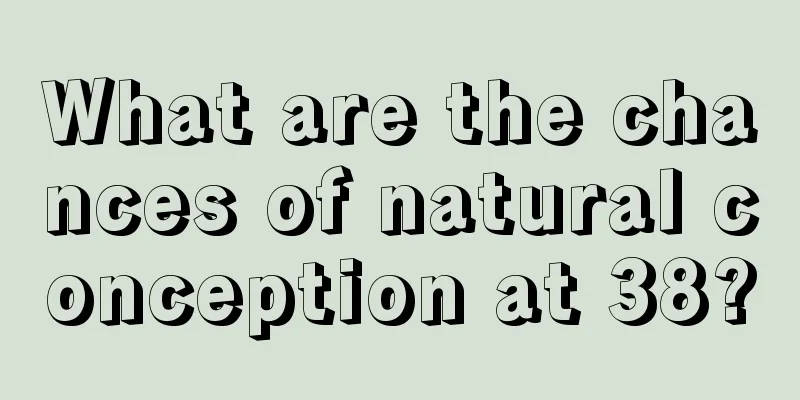 What are the chances of natural conception at 38?