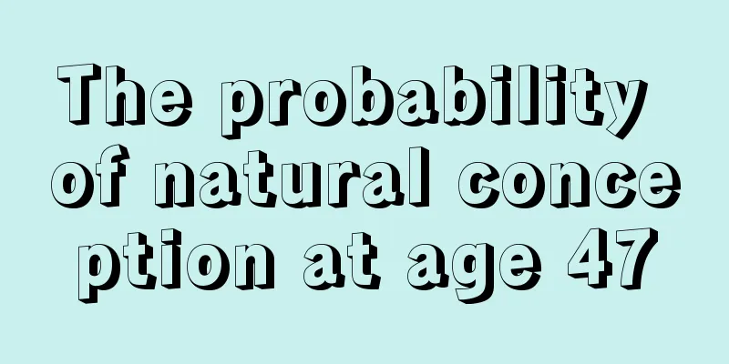 The probability of natural conception at age 47