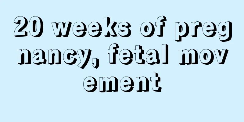 20 weeks of pregnancy, fetal movement