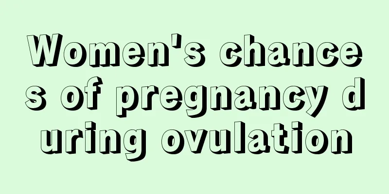 Women's chances of pregnancy during ovulation