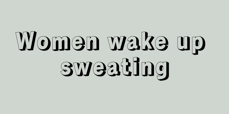 Women wake up sweating