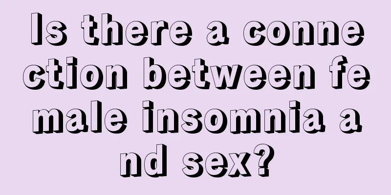 Is there a connection between female insomnia and sex?