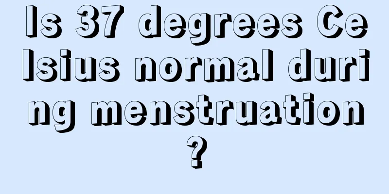 Is 37 degrees Celsius normal during menstruation?